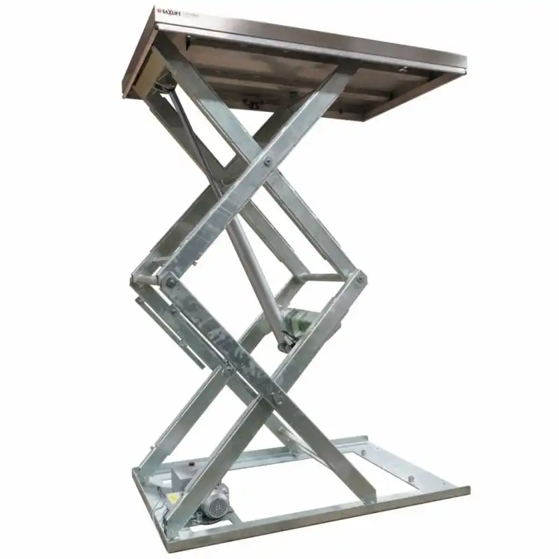 Galvanized / Stainless Steel Lift Tables