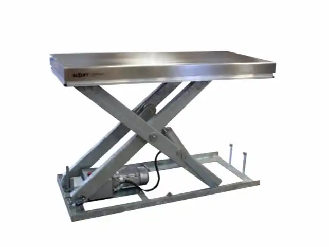 Galvanized / Stainless Steel Lift Tables