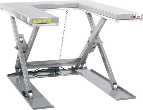 Galvanized / Stainless Steel Lift Tables