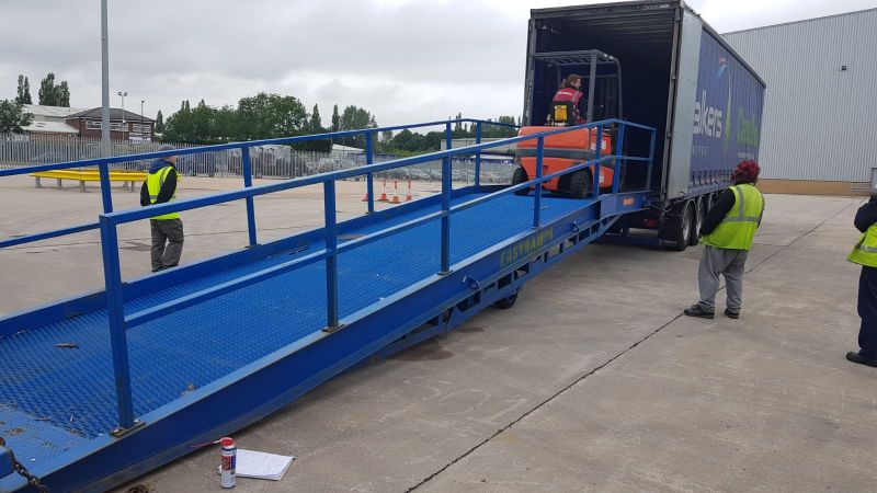 Hydraulic Yard Ramp